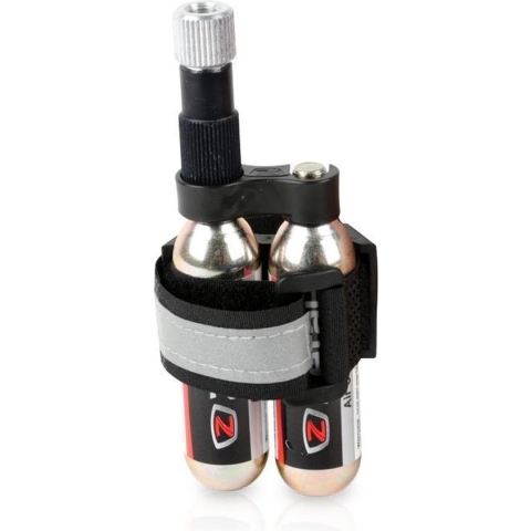 Zefal Control Fietspomp - CO2 - Aluminium - Zilver/Zwart