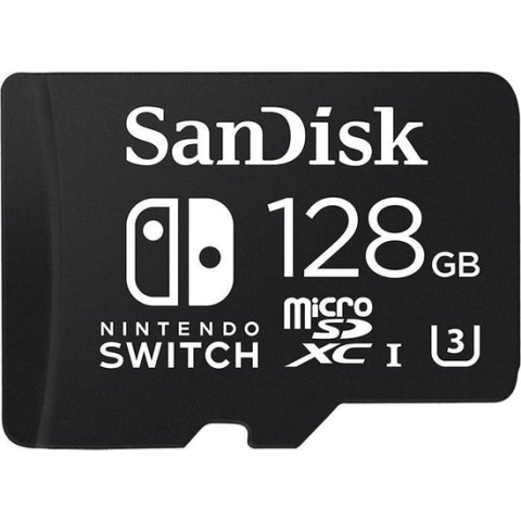 Sandisk microSDXC card for Nintendo Switch 128GB - SDSQXAO-128G-GN6ZA