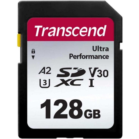 Transcend TS64GSDC340S SDXC-kaart 128 GB A1 Application Performance Class, A2 Application Performance Class, v30 Video