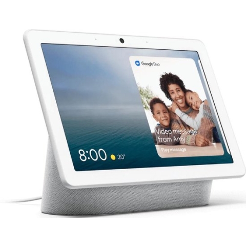 Google Nest Hub Max | Smart Speaker met scherm |Chalk | EU