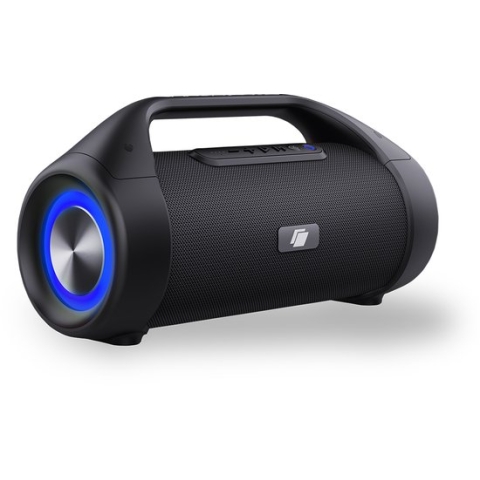 Caliber Elegance - Bluetooth Speaker - Muziek Box - Draagbare Speaker met LED verlichting - 40 Watt - Stevige Handgreep - TWS - AUX SD en USB- Microfoon aansluiting - Tot 12 uur muziek - Waterbestendig (HPG440BT)