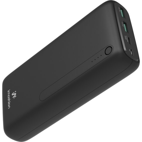 iMoshion® Powerbank 27000 mAh - Snellader & batterij-indicator - USB, USB C & Micro USB - Universele Powerbank voor o.a. Apple iPhone / Samsung - Zwart