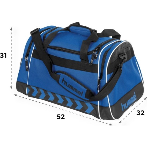 Hummel Sporttas - blauw/zwart