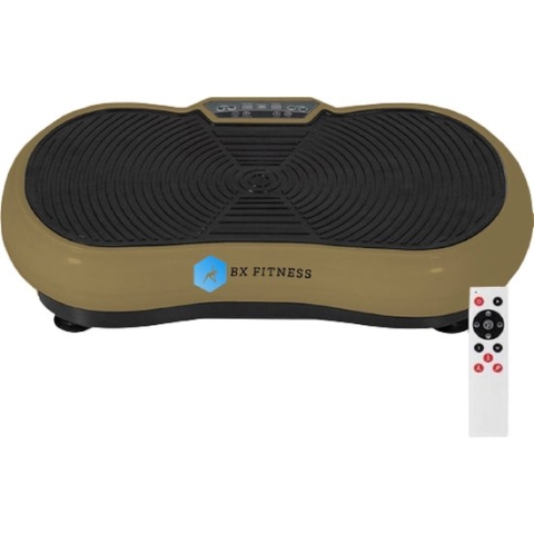 Trilplaat - Trilplaat Fitness - Powerplate - Trilplaat voor benen bloedsomloop - Trainingsapparatuur voor Uithoudingsvermogen - Afslanken - Fit - Trainen - Merk: BX Fitness® - Kleur: Goud