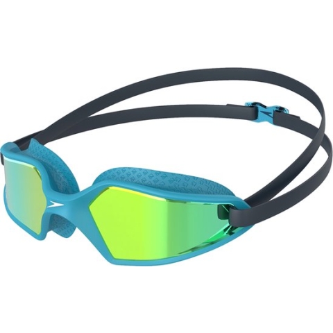 Speedo Hydropulse Mirror Junior Marine/Blauw Unisex Zwembril - Maat One Size