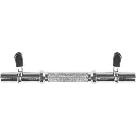 Halterstang - VirtuFit Dumbellstang - Met Veerclipsluiting - 30 mm - 35 cm