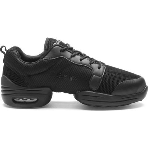 Danssneakers Dames Rumpf Pebble 1516 - Zumba Schoenen Dames en Heren - Salsa Trainingsschoen - Demping - Fitness Jazz Hiphop - Zwart - Maat 42,5