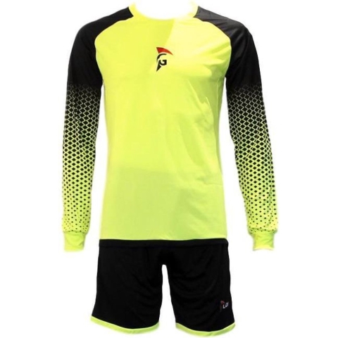 Gladiator Sports Keeperstenue Black Yellow Keepershandschoenen - Maat L