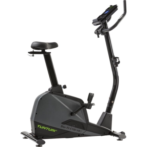 Tunturi Star Fit E100 HR i plus Hometrainer - Ergometer - Fitnessfiets - Bluetooth - 21 trainingsprogramma's - 16 weerstandniveaus - Kleur: zwart