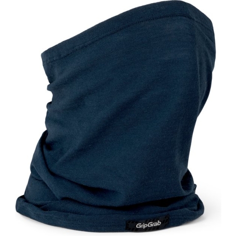 GripGrab - Multifunctional Merino Nek Warmer Wielersport Fiets Loop Sjaal - Navy Blauw - Unisex - Maat One Size