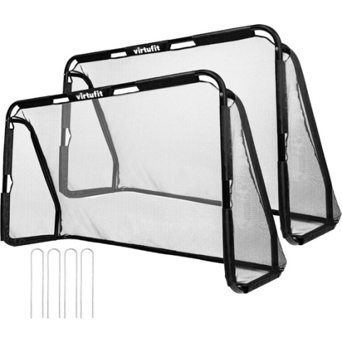 VirtuFit Voetbaldoelen Pro Set - Voetbalgoals - 2 Stuks - 120 x 80 cm