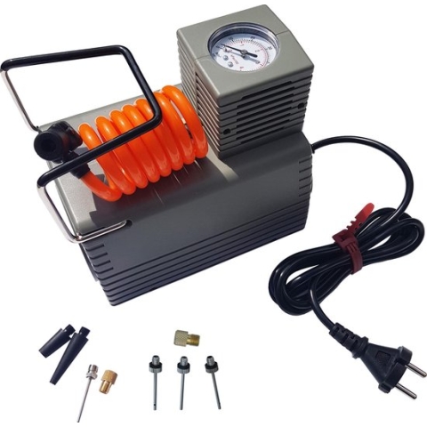 Elektrische Ballenpomp Luchtcompressor 220~240V + Extra naaldnippelset 3 stuks