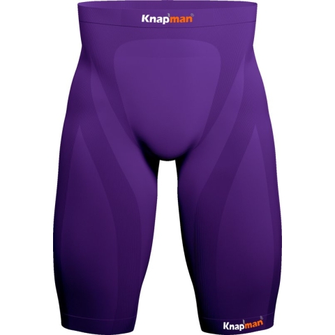 Knapman Zoned Compression Short 45% Paars | Compressiebroek (Liesbroek) voor Heren | Maat XL