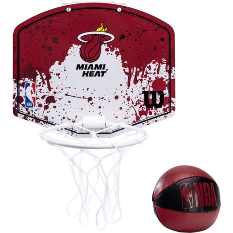 Wilson NBA Team Mini Hoop Team Miami Heat