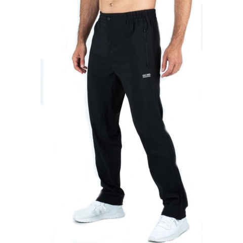 Sjeng Sports Lengte Maat James incl. 2 zij zakken +Rits trainingsbroek heren zwart