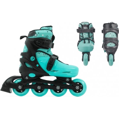 SFR Plasma Inlineskates - Maat 33-37 - Unisex - groen/zwart