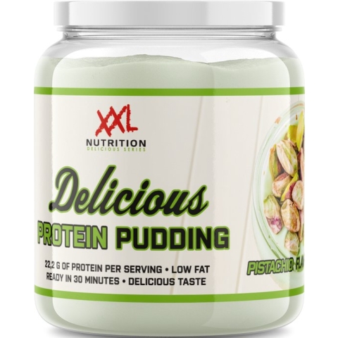 XXL Nutrition - Delicious Protein Pudding - Eiwitrijke Snack & Dessert - Proteïne: 22 gram - Pistache - 440 gram