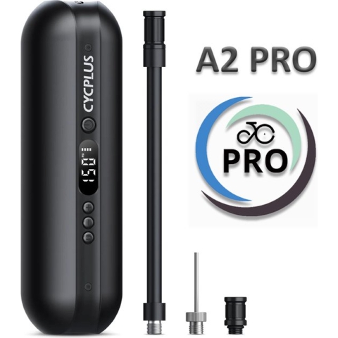 Cycplus A2 Pro - Elektrische Fietspomp met Powerbank - Oplaadbaar - Auto, Motor, BMX, MTB