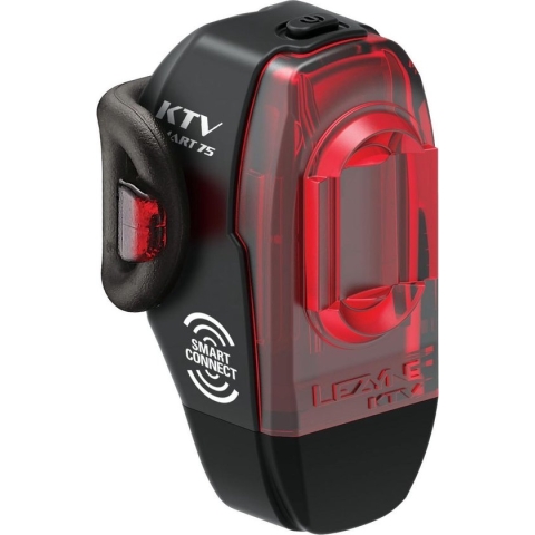 Lezyne KTV Pro Smart - Oplaadbare LED fietslamp achter - 6 Standen - 75 lumen - Accu 19.5 uur - Waterdicht - Zwart