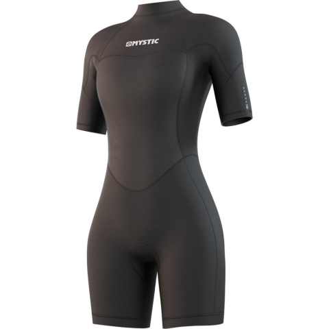 Mystic Brand Shorty 3/2mm Back-Zip Wetsuit Vrouwen - Maat S