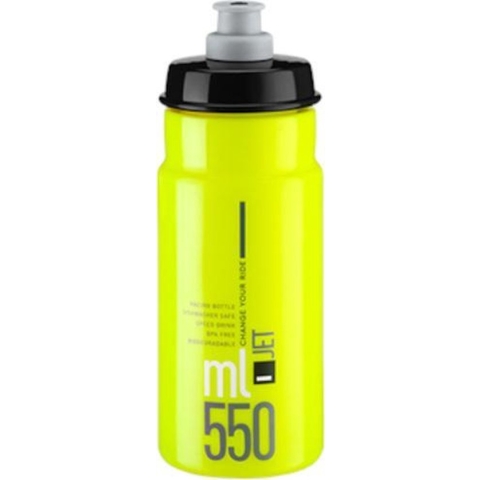 Elite Bidon Jet 550 Ml Polyethyleen Fluorgeel/zwart