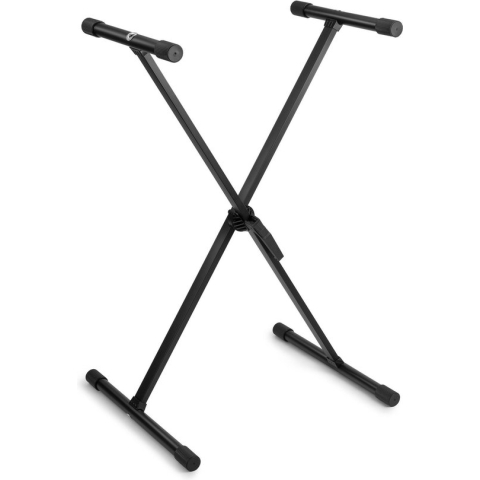 Keyboard standaard - Vonyx keyboardstandaard met snelsluiting - in hoogte verstelbaar - Zwart