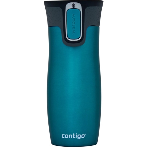 Contigo West Loop Autoseal thermo mok, roestvrij staal geïsoleerde mok, koffie mok voor onderweg, BPA-vrij, lekvrije reis mok met eenvoudig te reinigen deksel, houdt je warm tot 5 uur, 470 ml