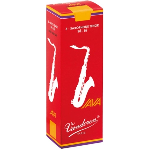 Vandoren Tenor saxofoon JAVA Red Rieten - 5 Stuks Verpakking - Dikte 4.0