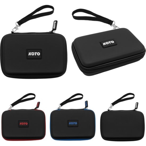 KOTO Dartwallet EVA Medium Rood, Darttas met Ritssluiting, Dartetui met KOTO Darts-logo, Dart Hoes, dartkoffer, dartwallet