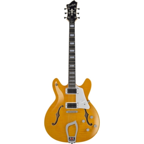 Elektrische gitaar Hagstrom Super Viking Dandy Dandelion Flame