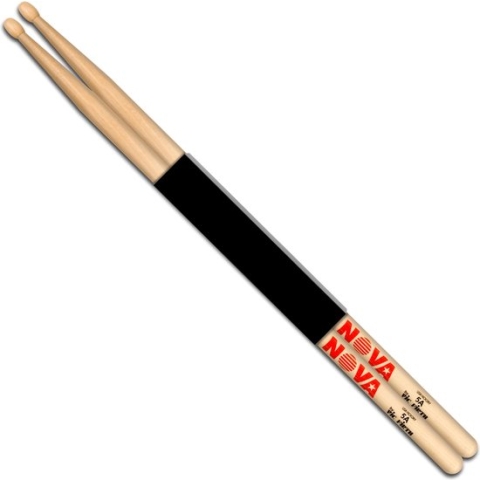 Nova by Vic Firth 5A drumstokken Hickory Natural houten Tip