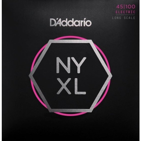 D'Addario NYXL45100 Set Long Scale Regular Light 45-100