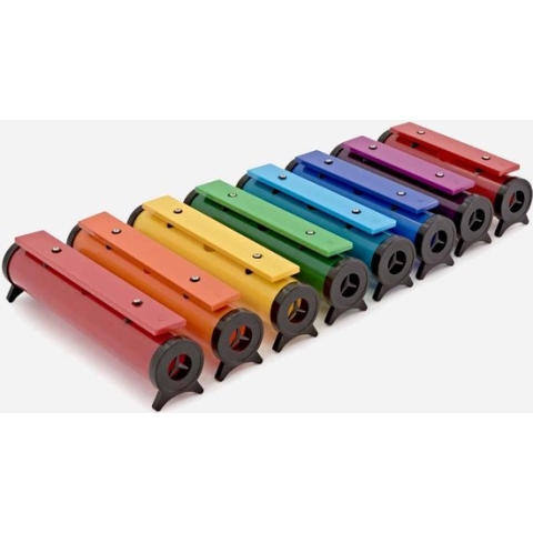 BoomWhackers Rainbow sound buizen set (diatonisch: 8 buizen)