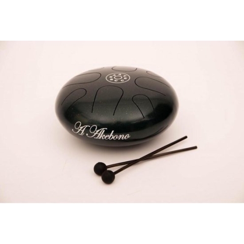 Happy Drum Akebono - Donker Groen - Inclusief opbergtas en drumsticks - Hang Drum - Tongue Drum - donkergroen