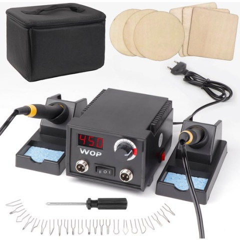 Houtbrander set incl. Opbergtas - Pyrografie - Houtbranderset - Pyrography - Pen - voor Hout - voor Hobby - XXL editie