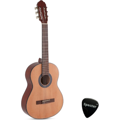 GEWA Klassieke Gitaar - Ceder Student Serie - 4/4 - Met Specter Plectrum