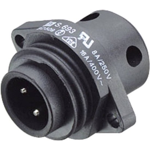 Binder 09-4223-00-04 Ronde connector Stekker, inbouw Totaal aantal polen: 3 + PE Serie (ronde connectors): 693 1 stuk(s