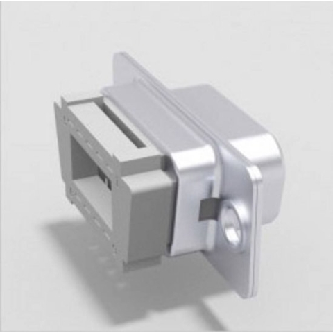 Deltron Connectors DTS09PFC/2 D-sub stekker 180 ° Aantal polen: 9 Snijklem 1 stuk(s)
