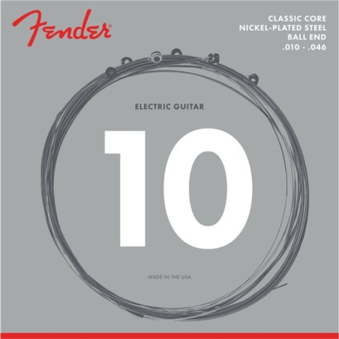 Fender 255R, E-guitar string, Klassieke Kern 10-46