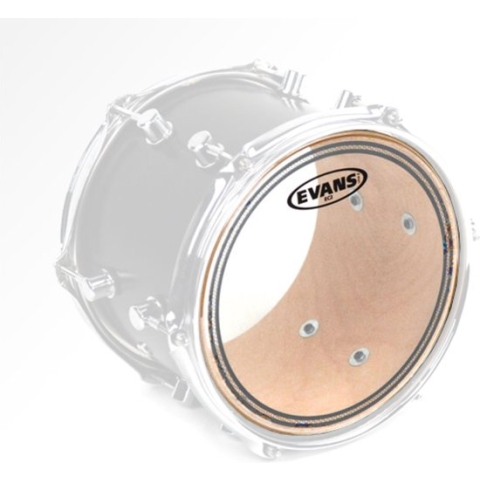 Evans EC2 Clear SST 6", TT06EC2S, Tom Batter - Tom vel
