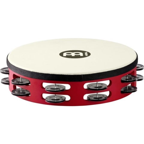 Touring Tambourine TAH2BK-R-TF Double Row, Steel, rood #R