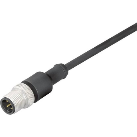 Binder 79-3429-37-04 Sensor/actuator connector, geassembleerd M12 Aantal polen: 4 Stekker, recht 5.00 m 1 stuk(s)