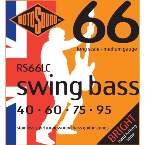 Rotosound RS66LC Swing Bass 66 Medium 40-95 040 bassnarenset