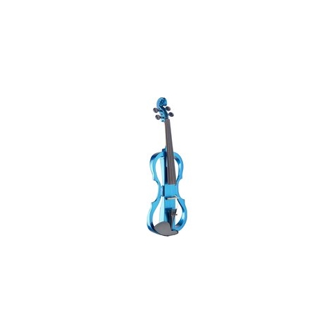 Stagg elektrische viool (Blauw) inclusief case & hoofdtelefoon