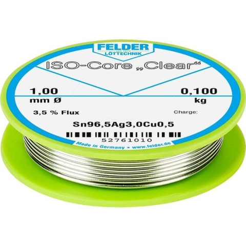 Felder LAttechnik ISOCore Clear SAC305 Soldeertin Spoel Sn96