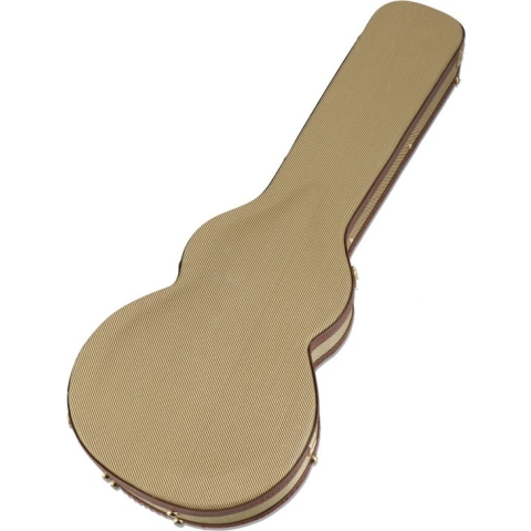 Fazley Protecc PSTW houten koffer voor singlecut elektrische gitaar Tweed