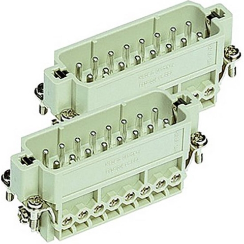 Harting 09 20 016 2613 Stekker inzetstuk Han® A 16 + PE Schroeven 1 stuk(s)