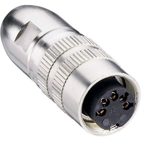 Lumberg 0322 05 DIN-connector Bus, recht Aantal polen: 5 Zilver 1 stuk(s)