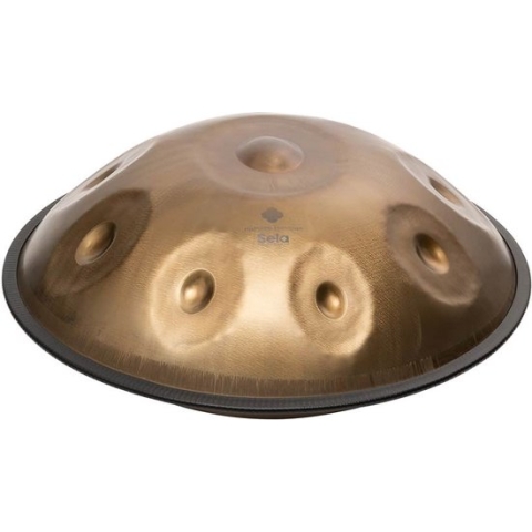 Handpan Sela SEL201 roestvrijstaal D Kurd 440hz incl. hoes