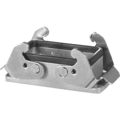 Amphenol C146 10F016 000 1-1 Opbouwbehuizing 2 schuinverbinders, Met flensafdichting 1 stuk(s)